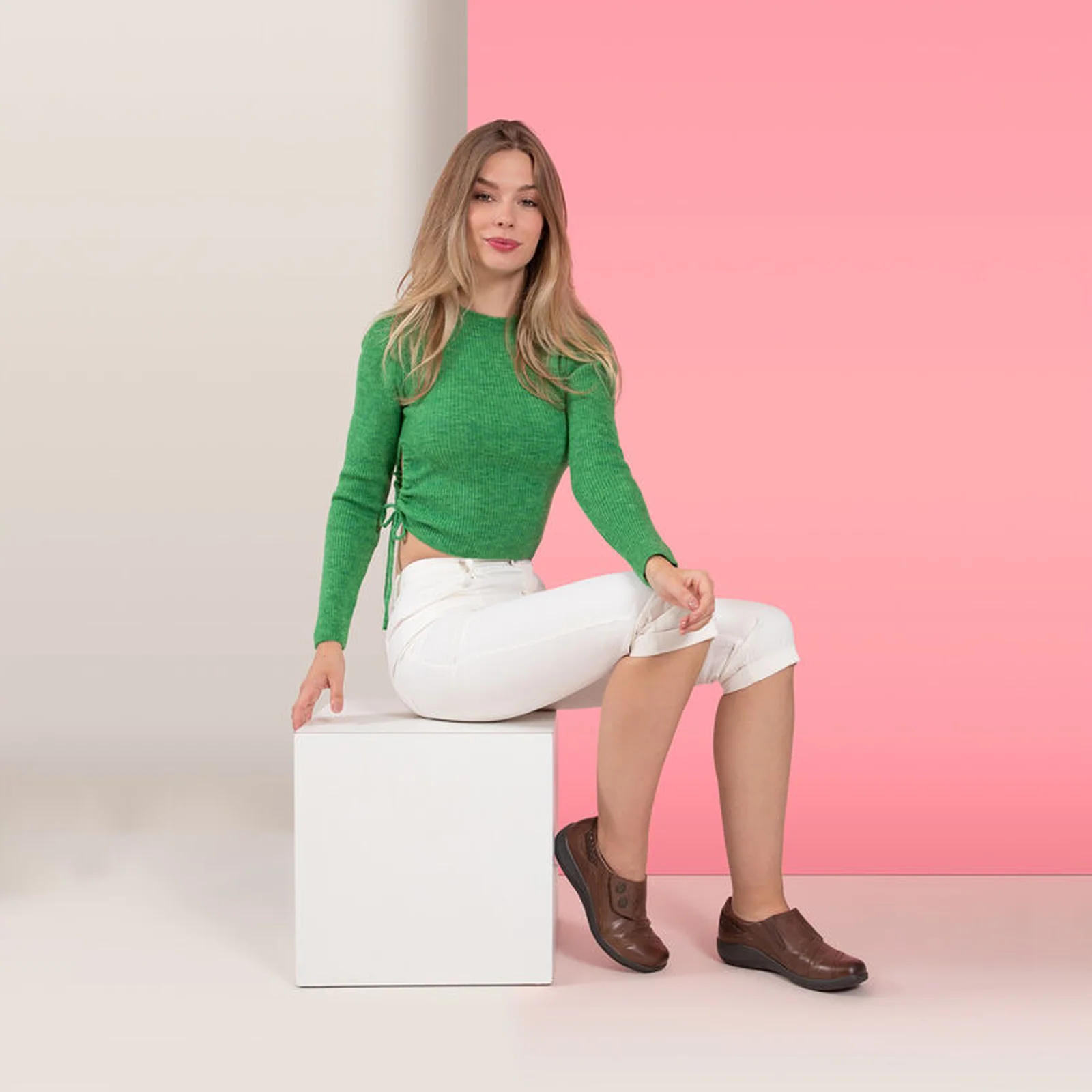 Aetrex Karina Slip On (Women) - Brown Leather - Image 6