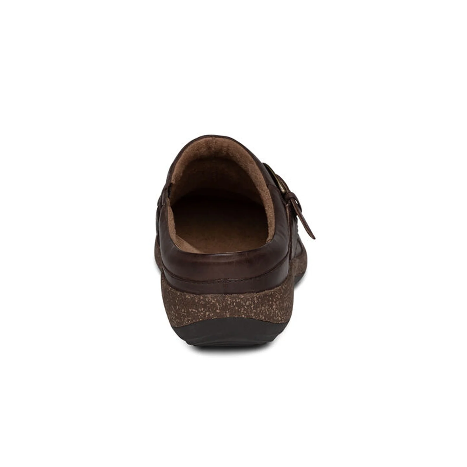 Aetrex Libby Clog (Women) - Brown Leather - Image 4