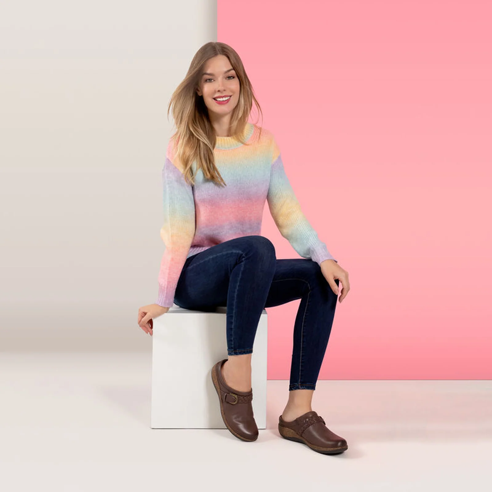 Aetrex Libby Clog (Women) - Brown Leather - Image 7