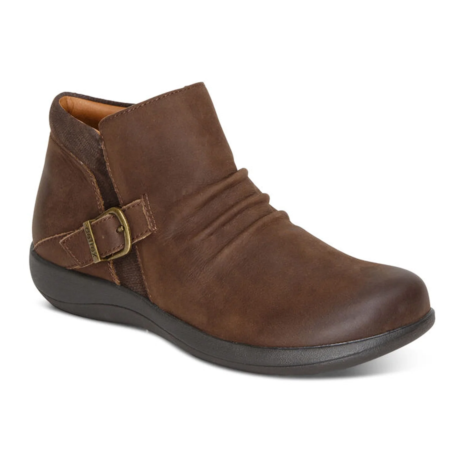 Aetrex Luna Ankle Boot (Women) - Dark Earth - Image 3