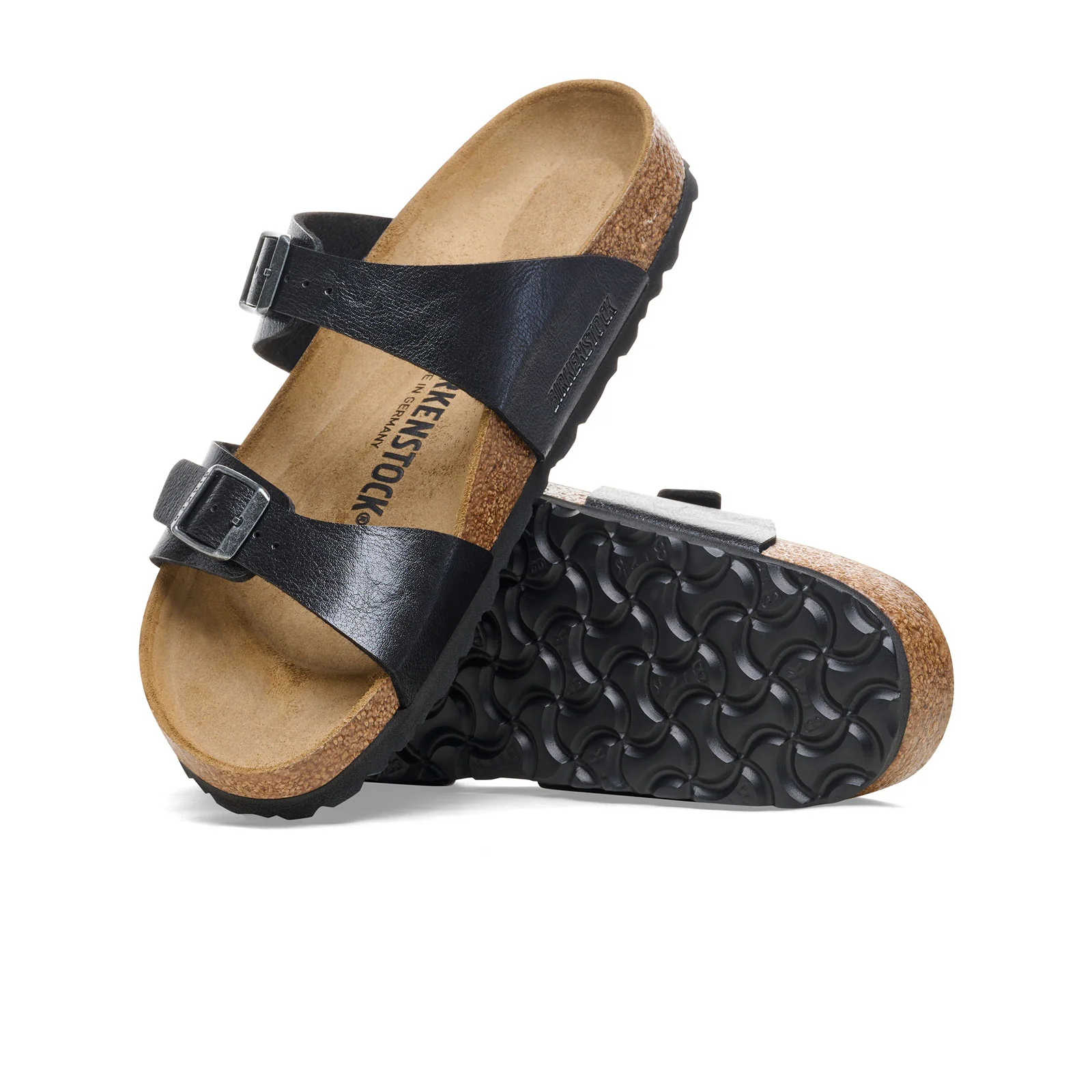 Birkenstock Sydney Slide Sandal (Women) - Graceful Licorice Birko-Flor - Image 3