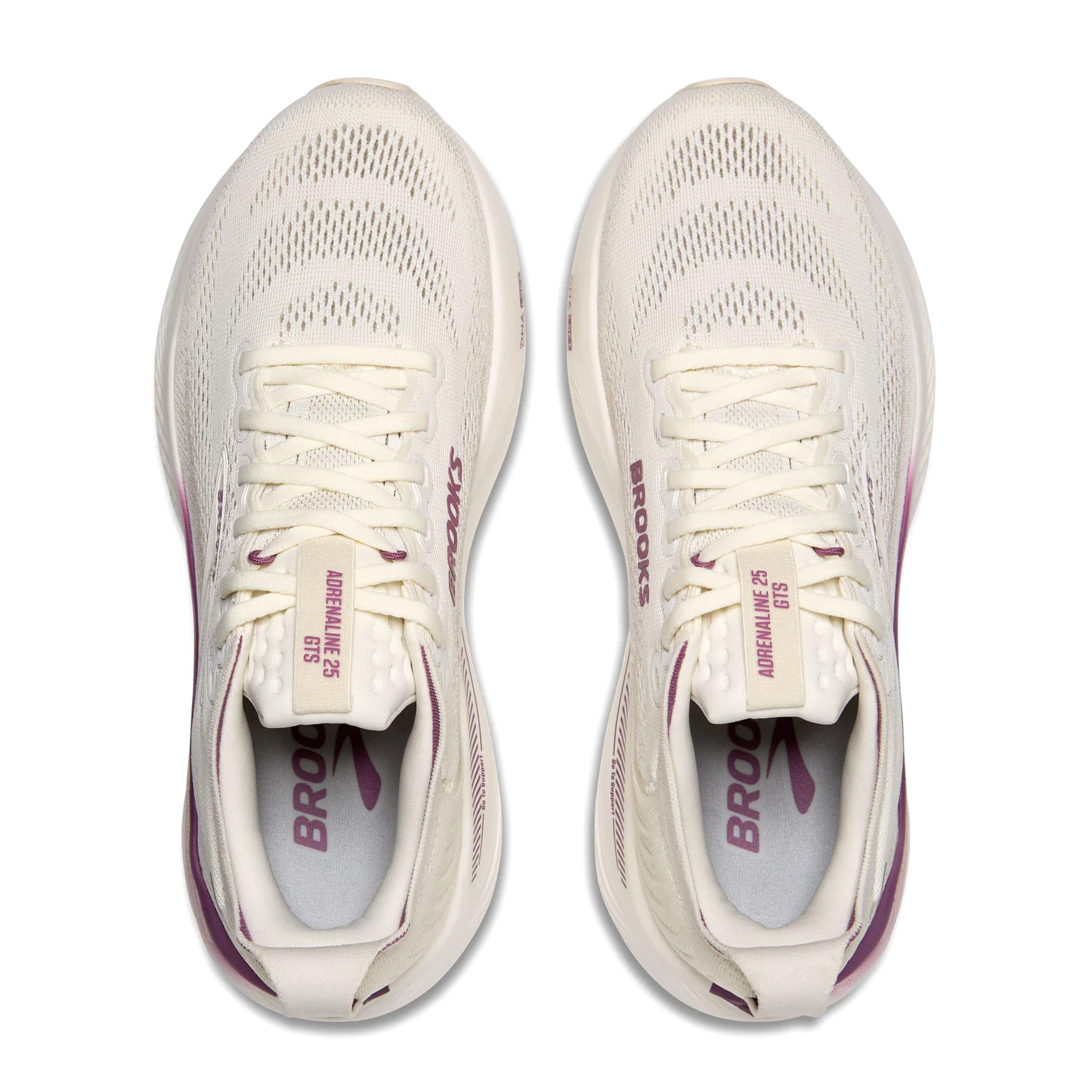 Brooks Adrenaline GTS 25 Running Shoe (Women) - Coconut/Argyle - Image 4