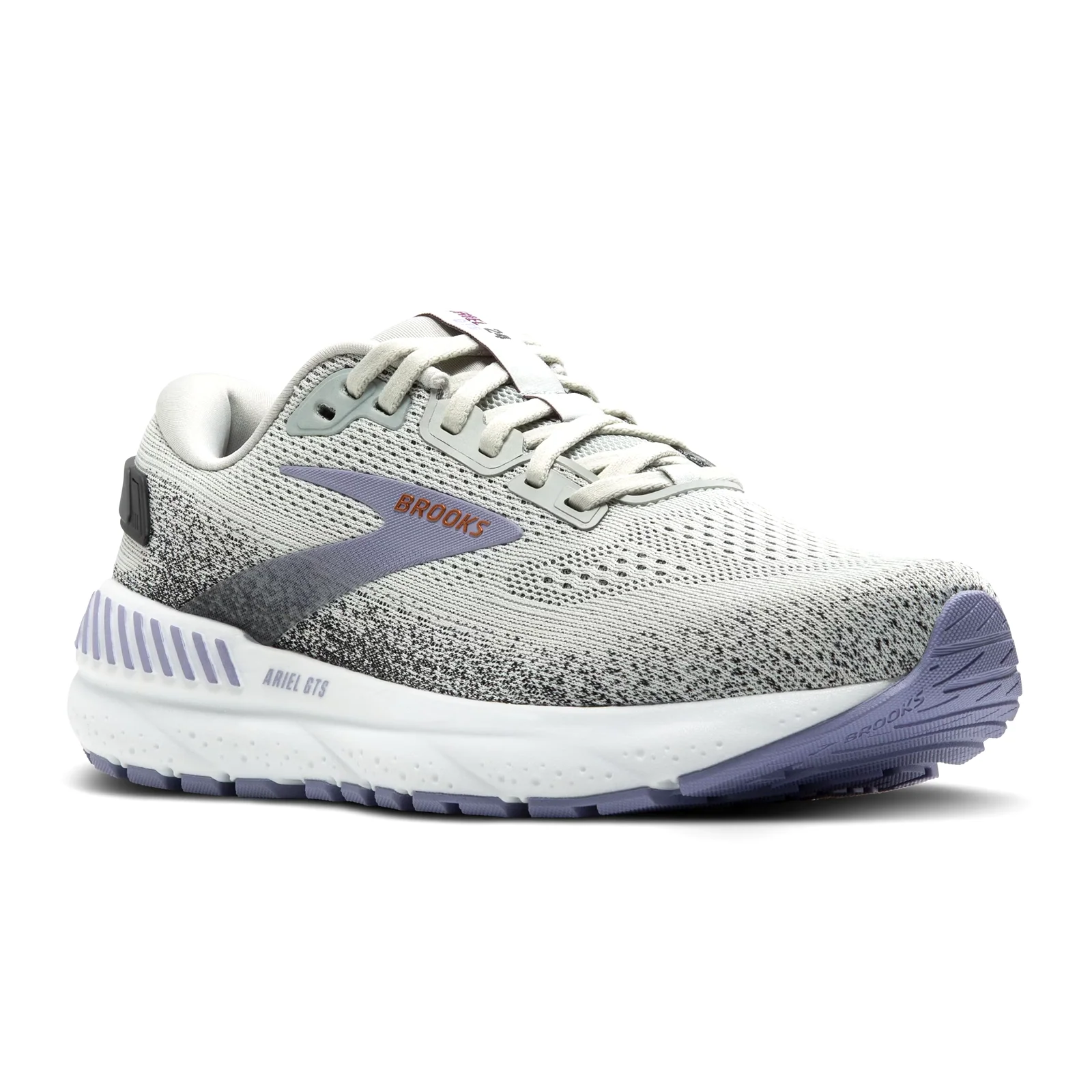 Brooks Ariel GTS 24 Running Shoe (Women) - Mercury/Ebony/Sweet Lavender - Image 3