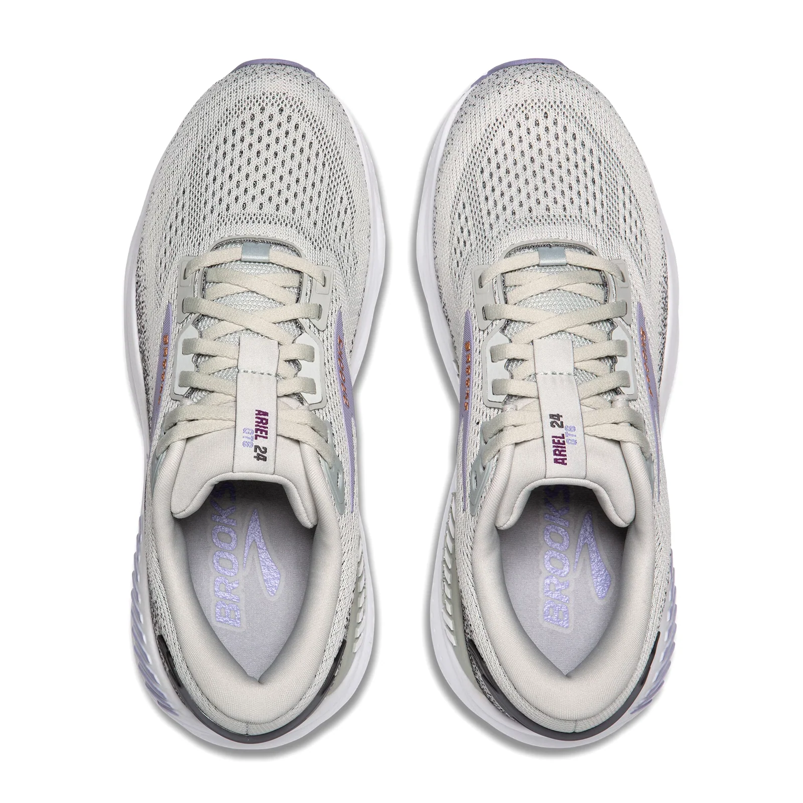 Brooks Ariel GTS 24 Running Shoe (Women) - Mercury/Ebony/Sweet Lavender - Image 5