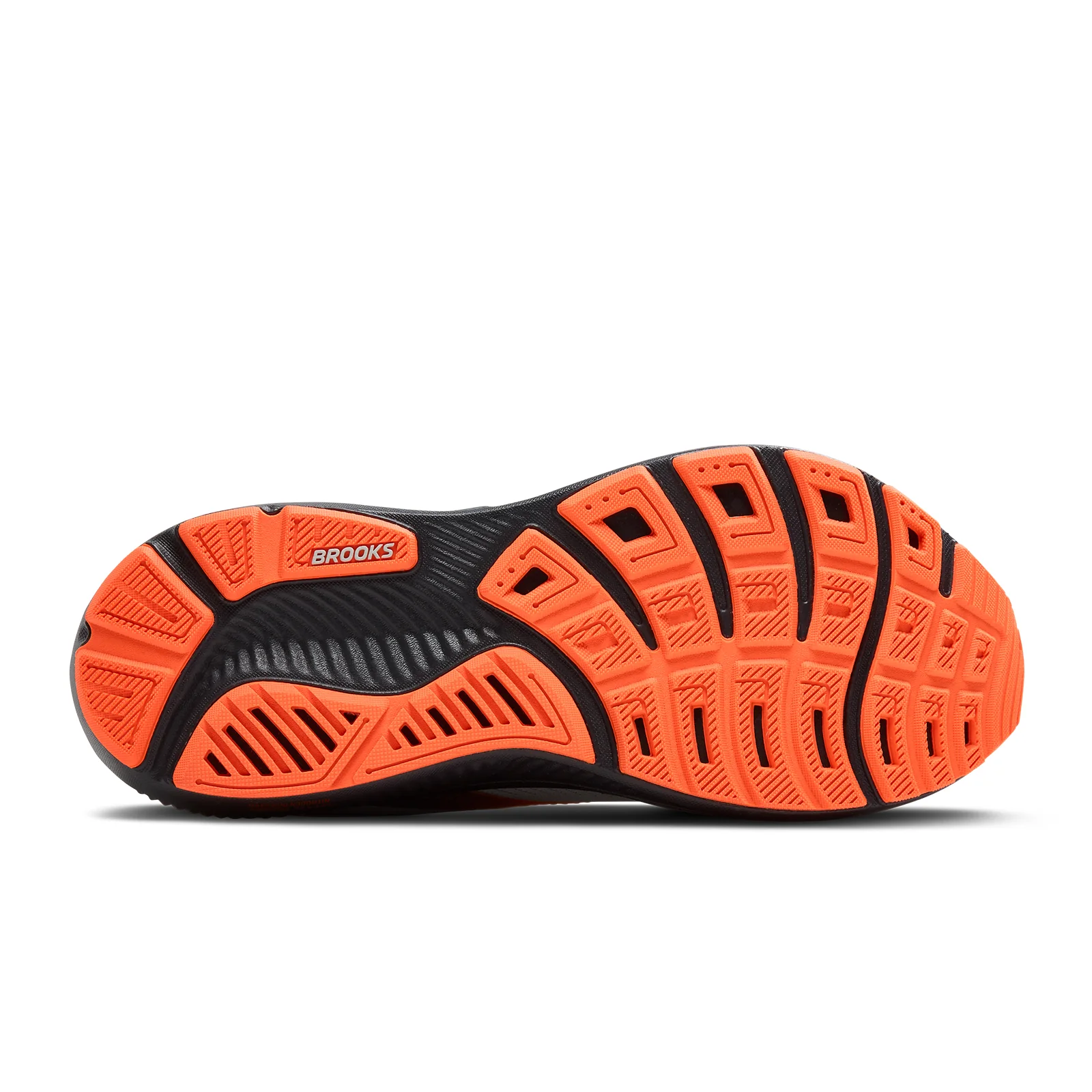 Brooks Ghost 17 Running Shoe (Men) - Oyster Mushroom/Orange/Ebony - Image 7