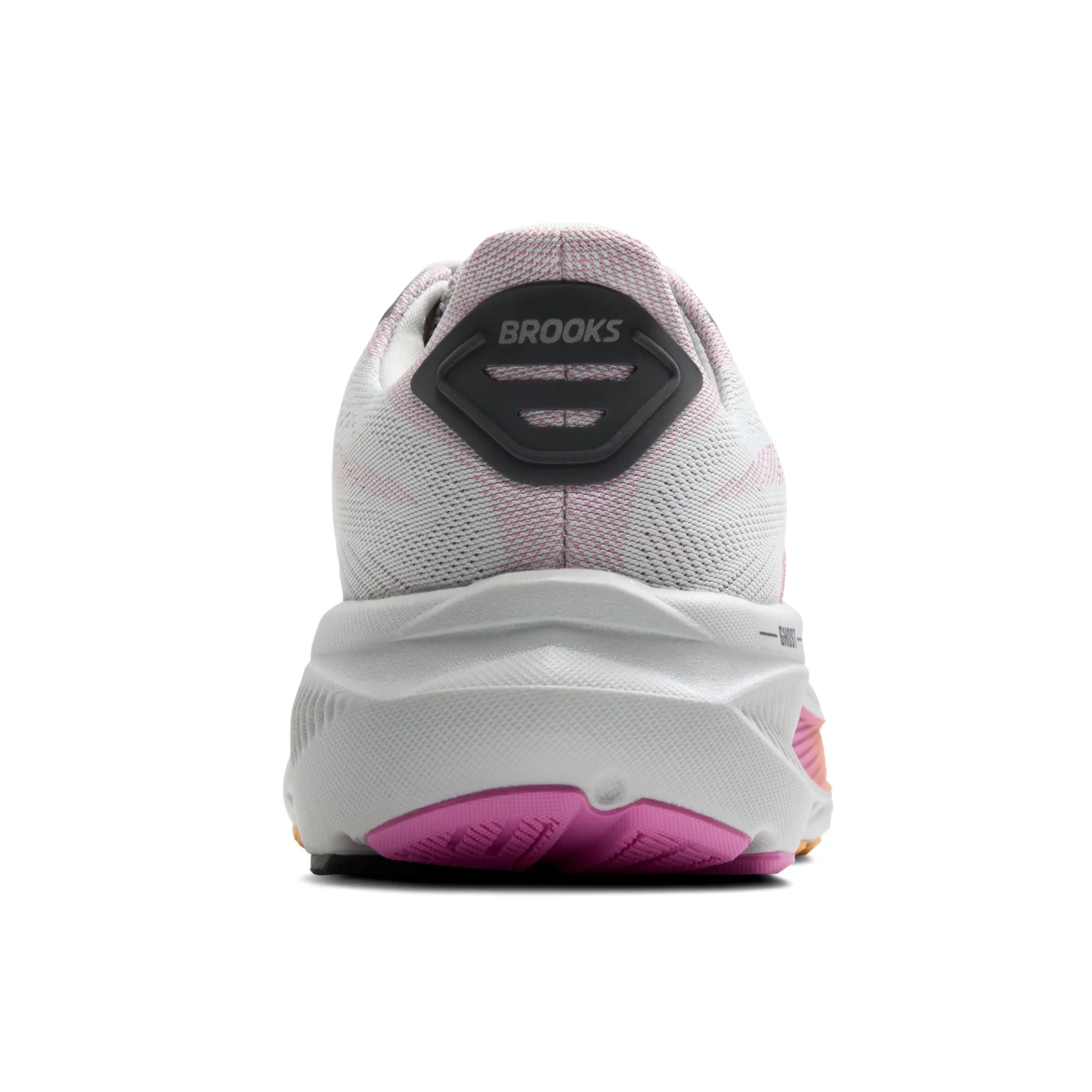Brooks Ghost 17 Running Shoe (Women) - Oyster/Apricot/Pink - Image 4