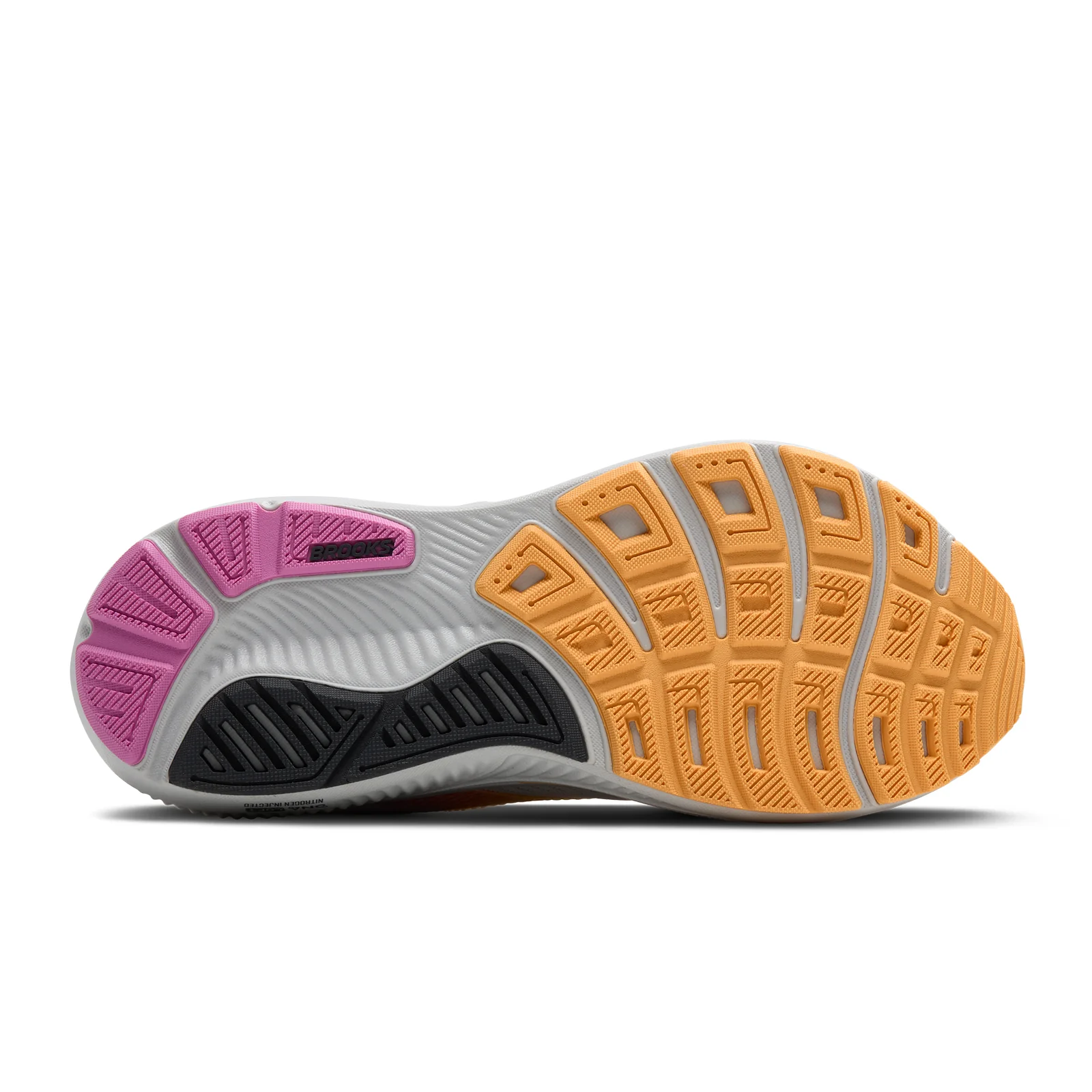 Brooks Ghost 17 Running Shoe (Women) - Oyster/Apricot/Pink - Image 7