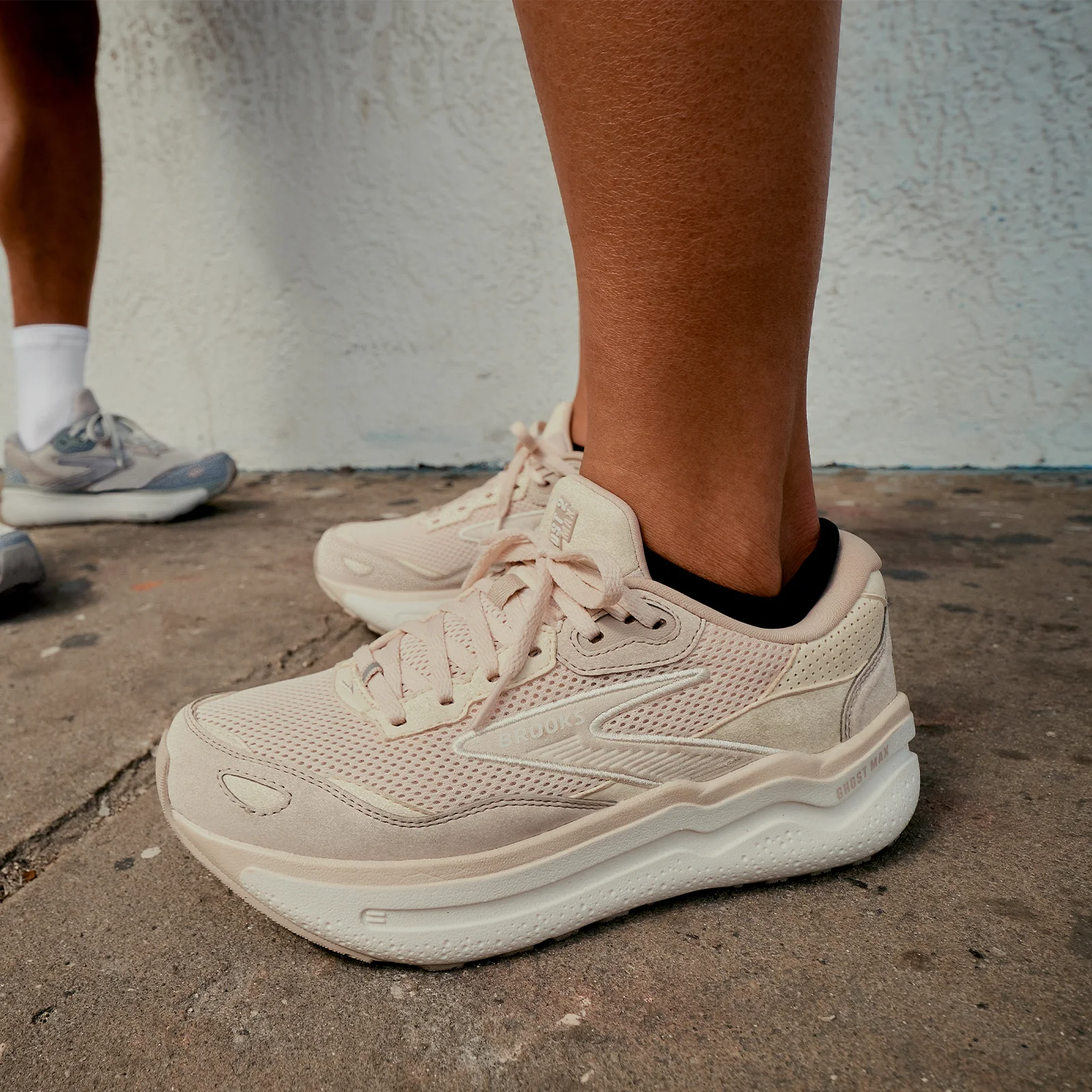 Brooks Ghost Max SE Running Shoe (Women) - Almond Peach/Chateau/Coconut - Image 8