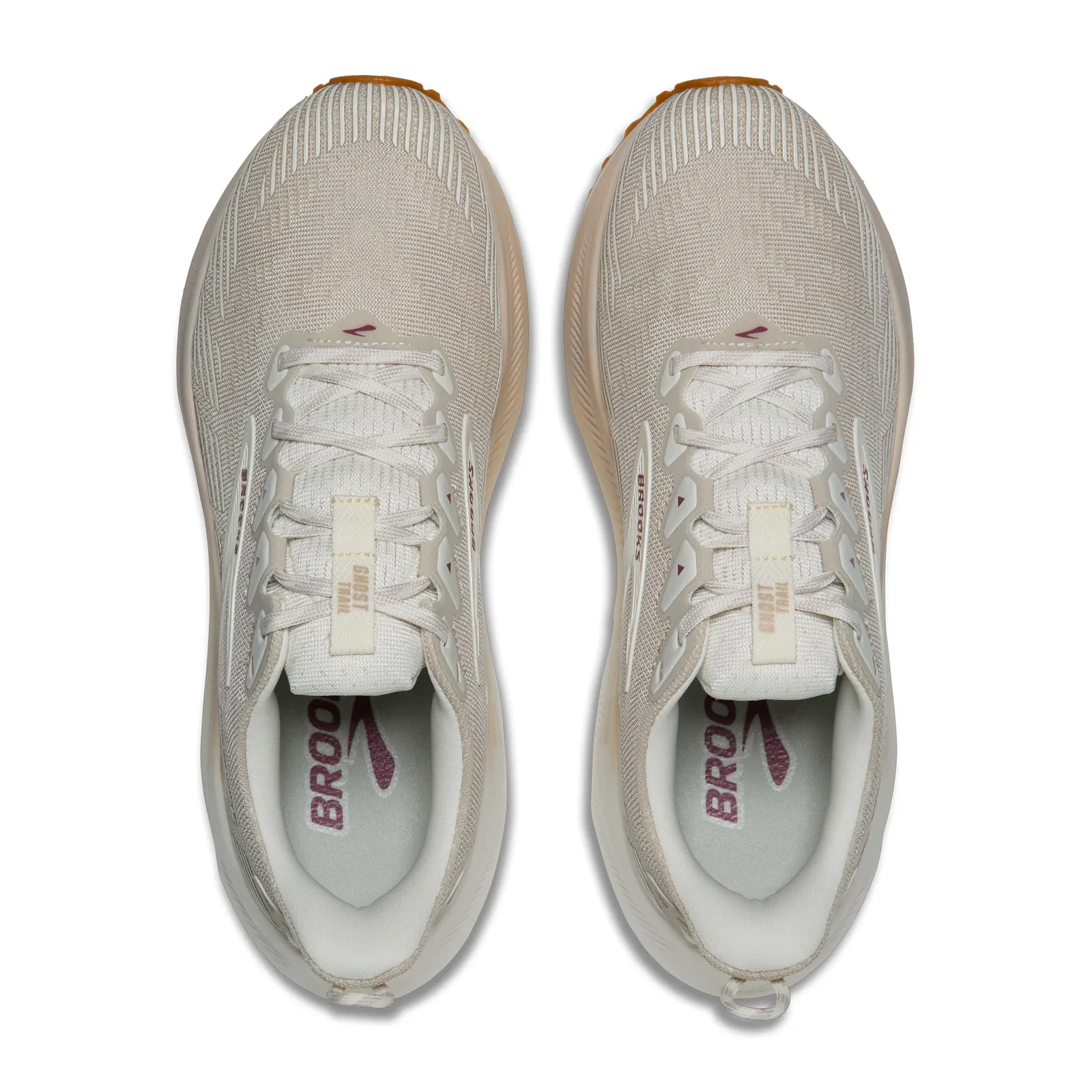 Brooks Ghost Trail Running Shoe (Women) - Coconut/Chateau/Rose - Image 5