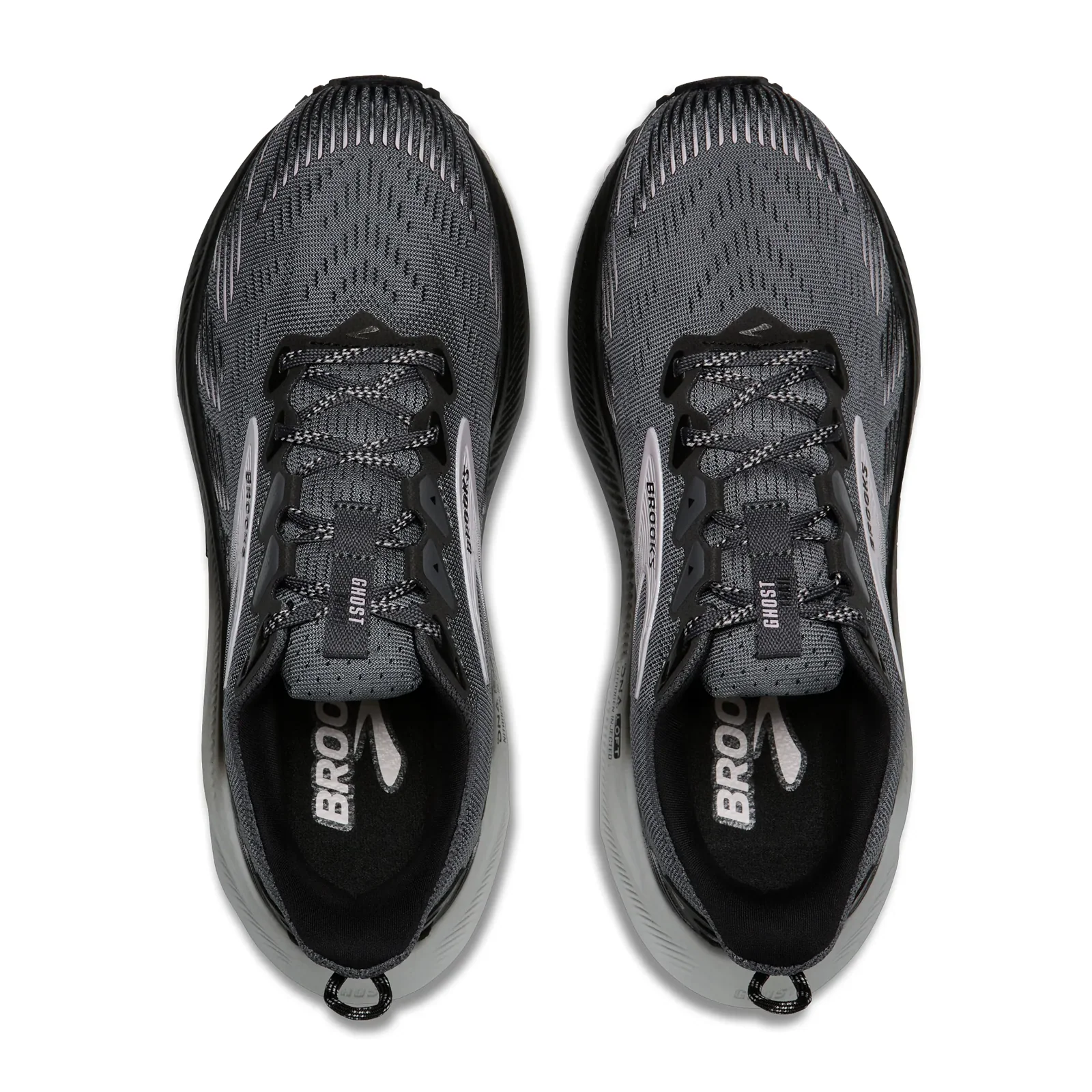 Brooks Ghost Trail Running Shoe (Women) - Poppy Seed/Black/Pink - Image 5