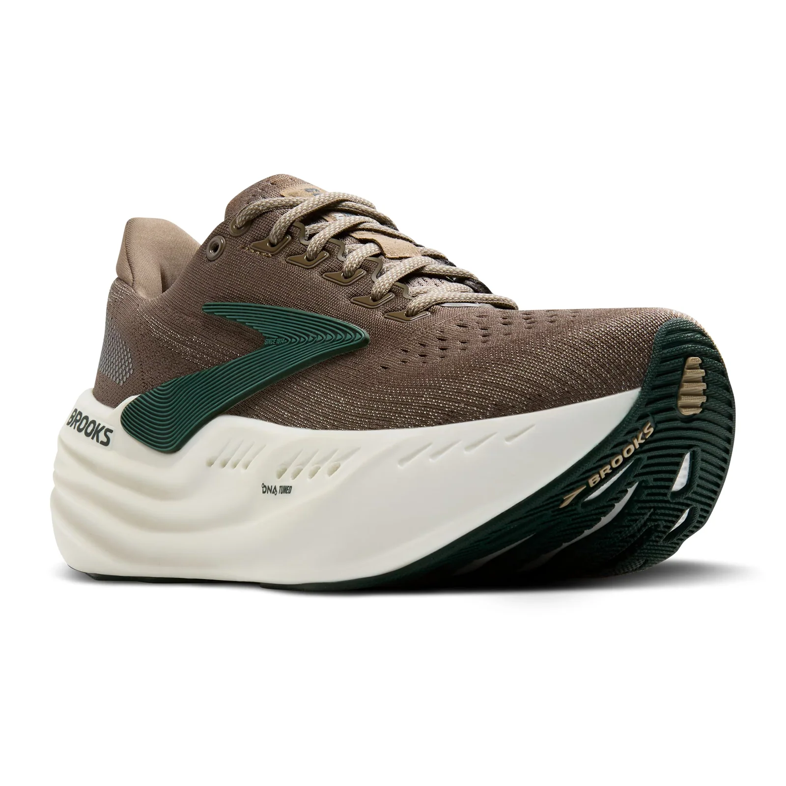 Brooks Glycerin Max Running Shoe (Men) - Falcon/Green/London Fog - Image 3