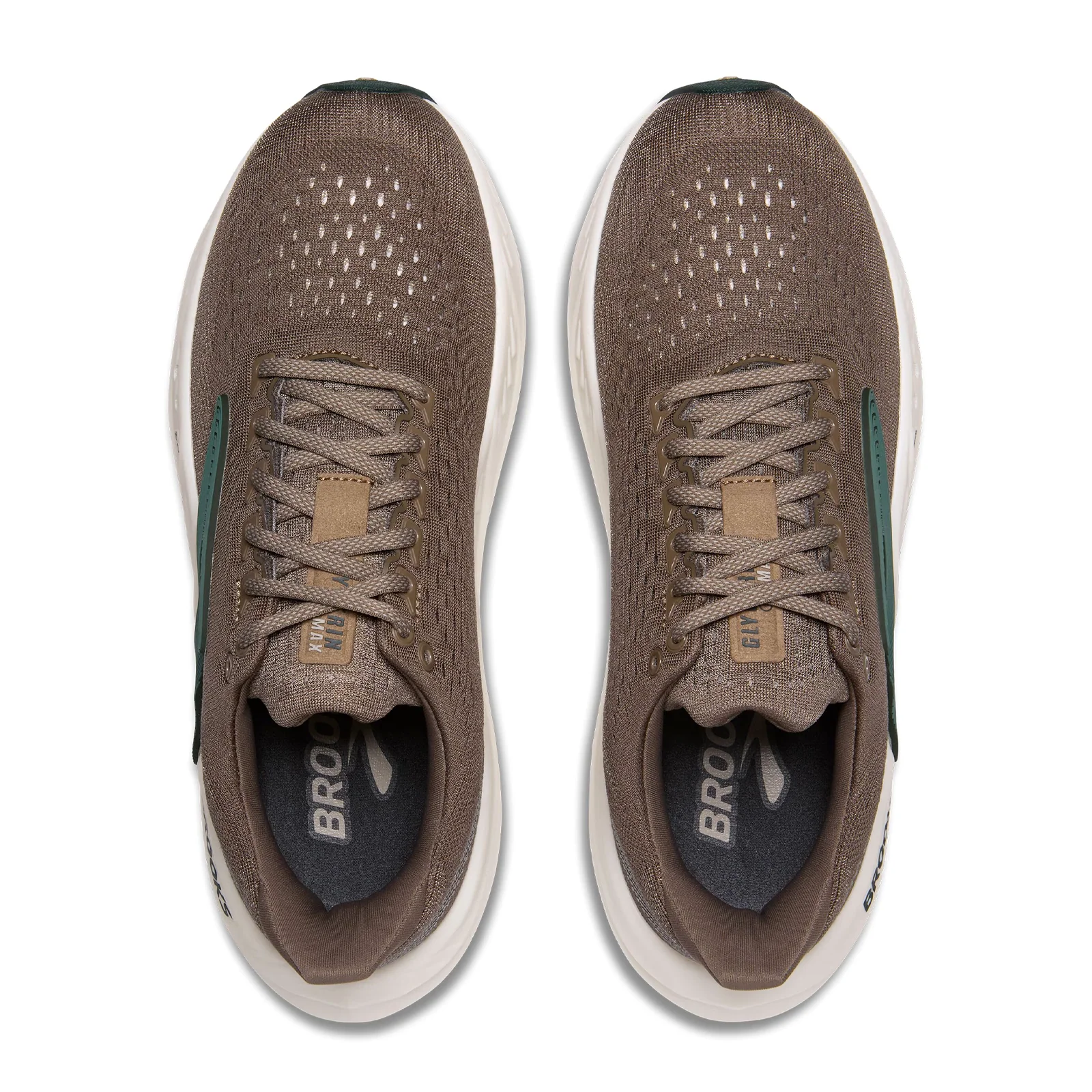 Brooks Glycerin Max Running Shoe (Men) - Falcon/Green/London Fog - Image 5