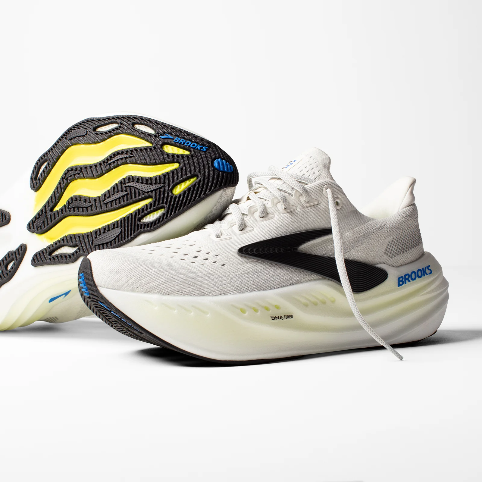 Brooks Glycerin Max Running Shoe (Men) - Grey/Black/Nightlife - Image 4