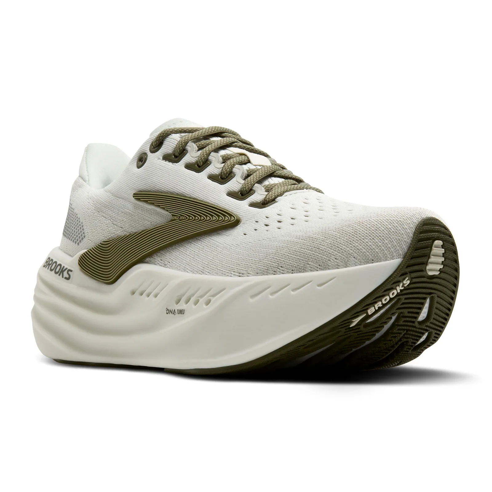 Brooks Glycerin Max Running Shoe (Men) - Grey/Dusty Olive/Tea - Image 3