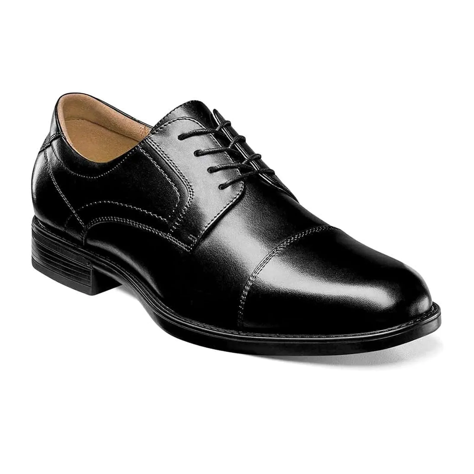 Florsheim Midtown Cap Toe Oxford (Men) - Black - Image 3