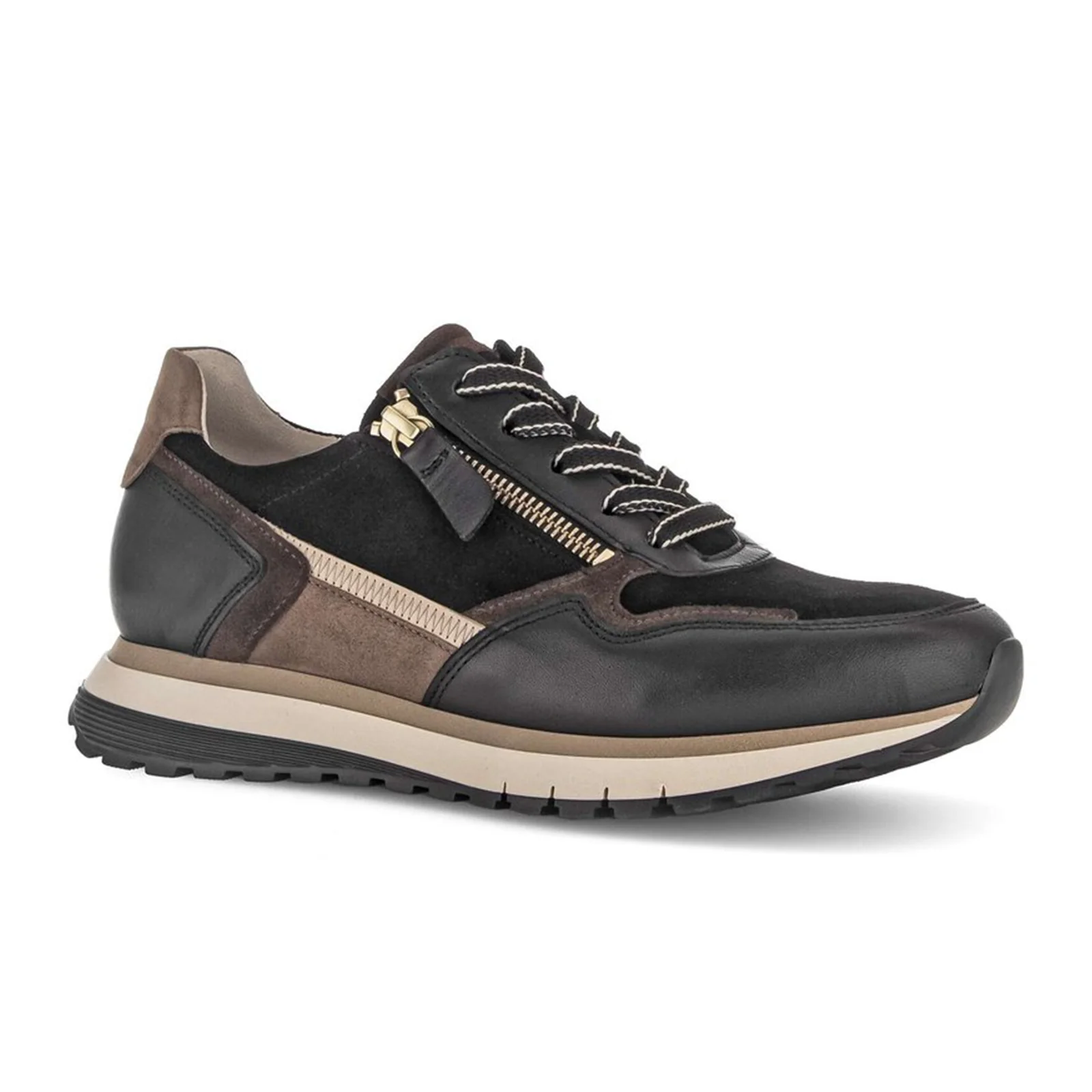 Gabor 378 Kinsey Sneaker (Women) - Schwarz/Whiskey - Image 3