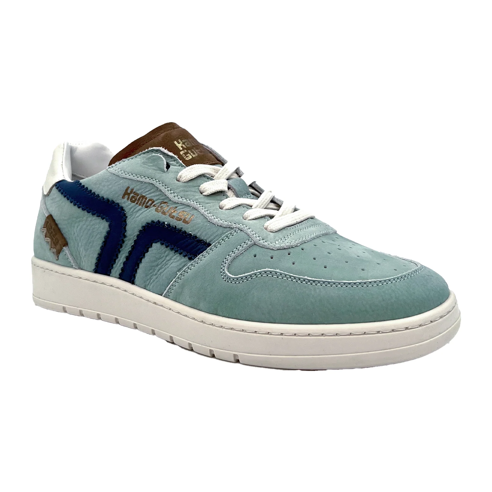 Kamo-Gutsu CAMPA 010 Sneaker (Women) - Wash Menta/Jeans - Image 3