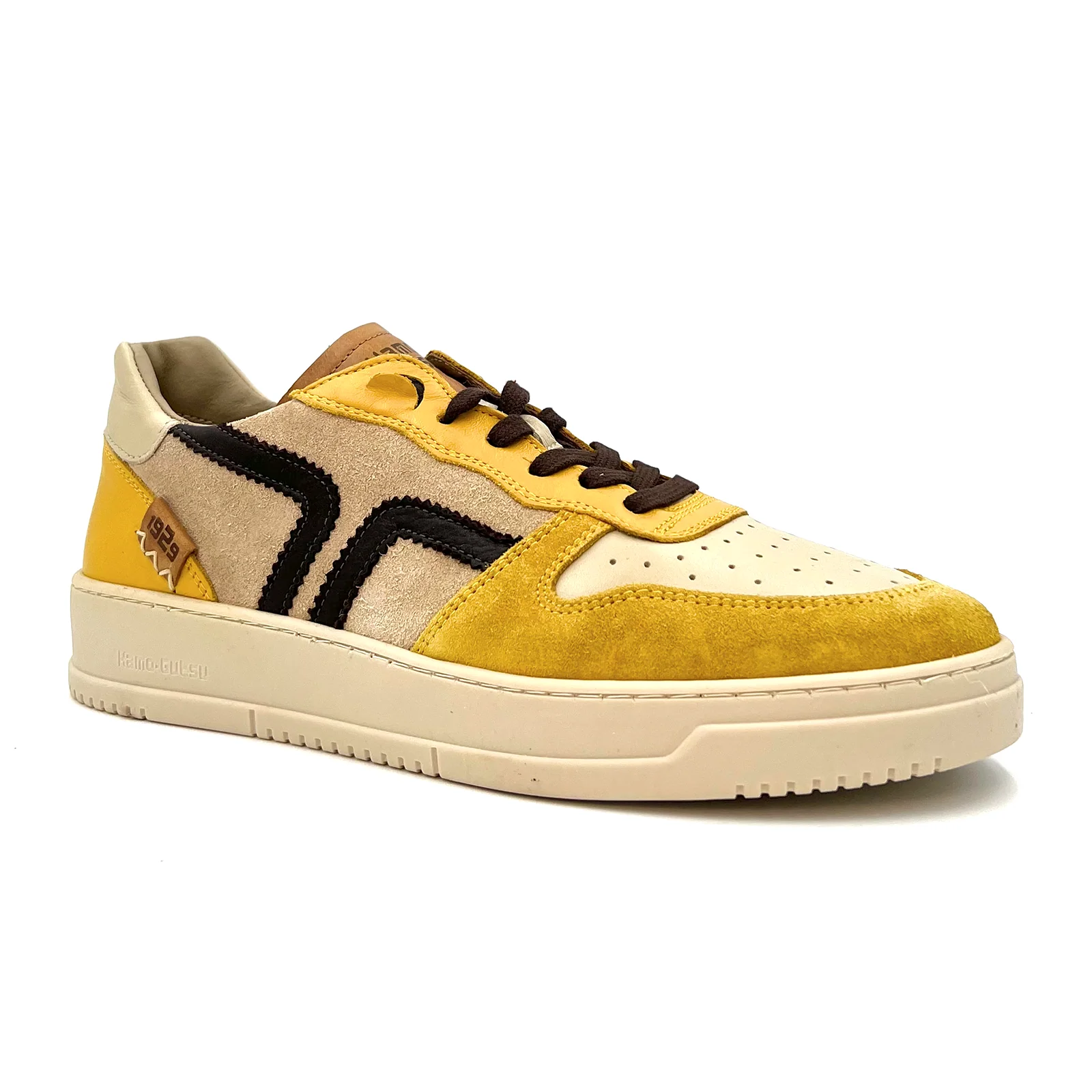 Kamo-Gutsu CAMPO 048 Sneaker (Men) - Zaffer/Brown - Image 3