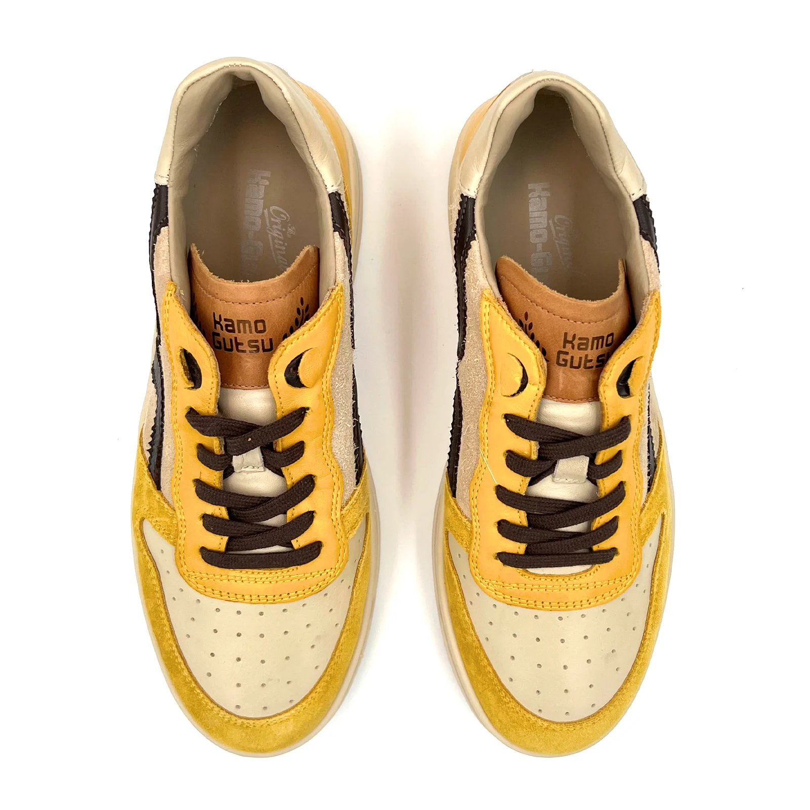 Kamo-Gutsu CAMPO 048 Sneaker (Men) - Zaffer/Brown - Image 4