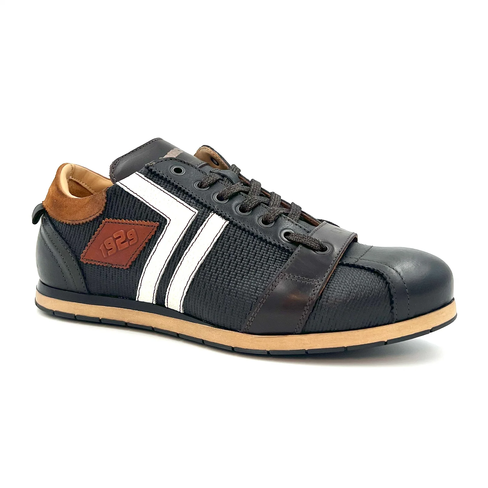 Kamo-Gutsu TIFO 030 Low Sneaker (Men) - Nero Combi - Image 3