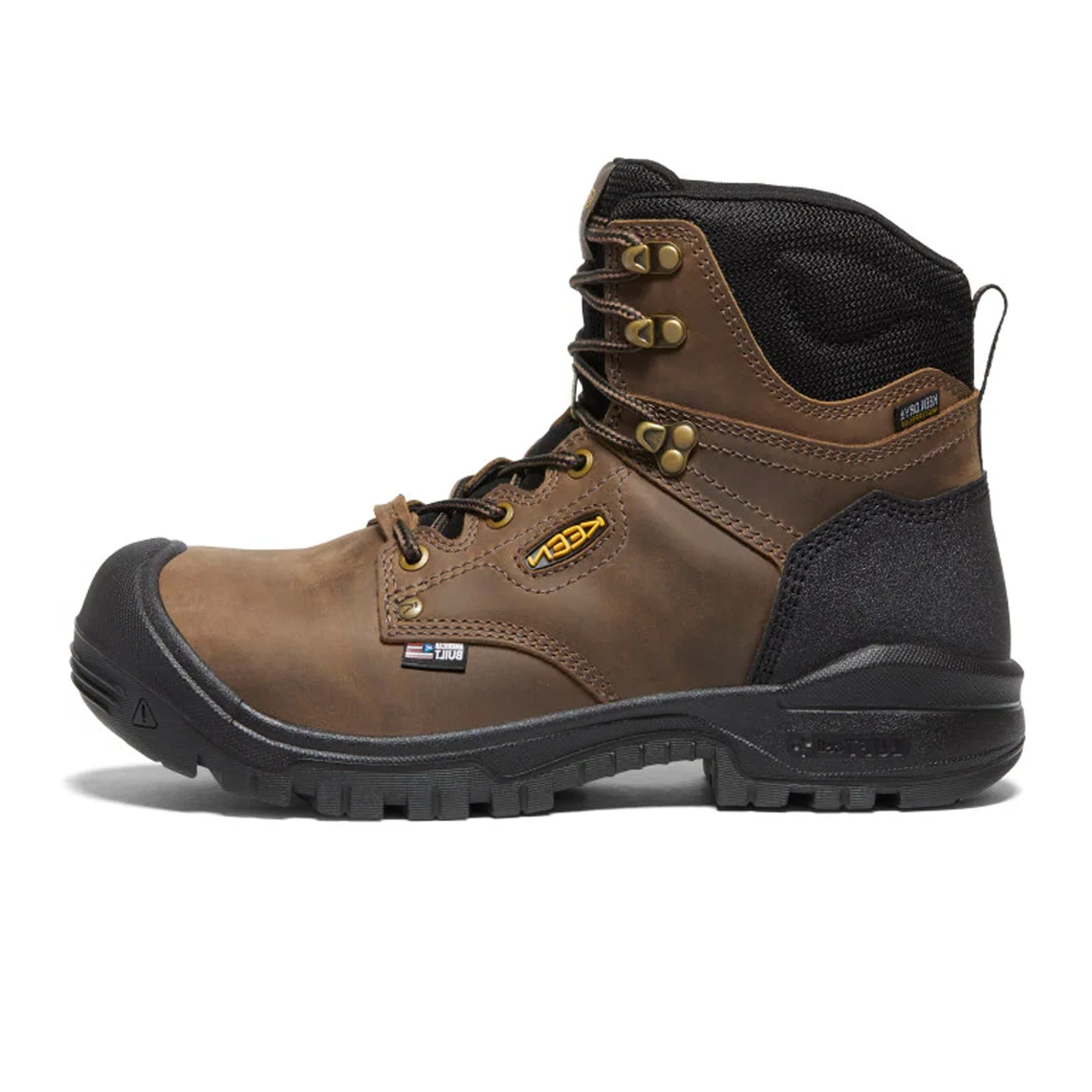Keen Utility Independence 6" Waterproof Composite Toe Boot (Men) - Dark Earth/Black - Image 3