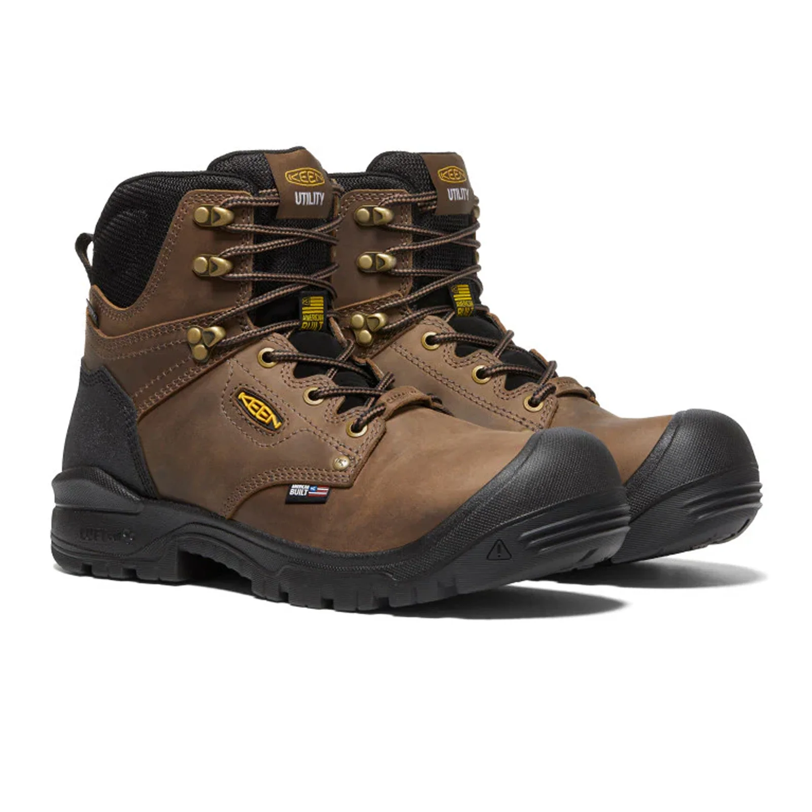 Keen Utility Independence 6" Waterproof Composite Toe Boot (Men) - Dark Earth/Black - Image 4