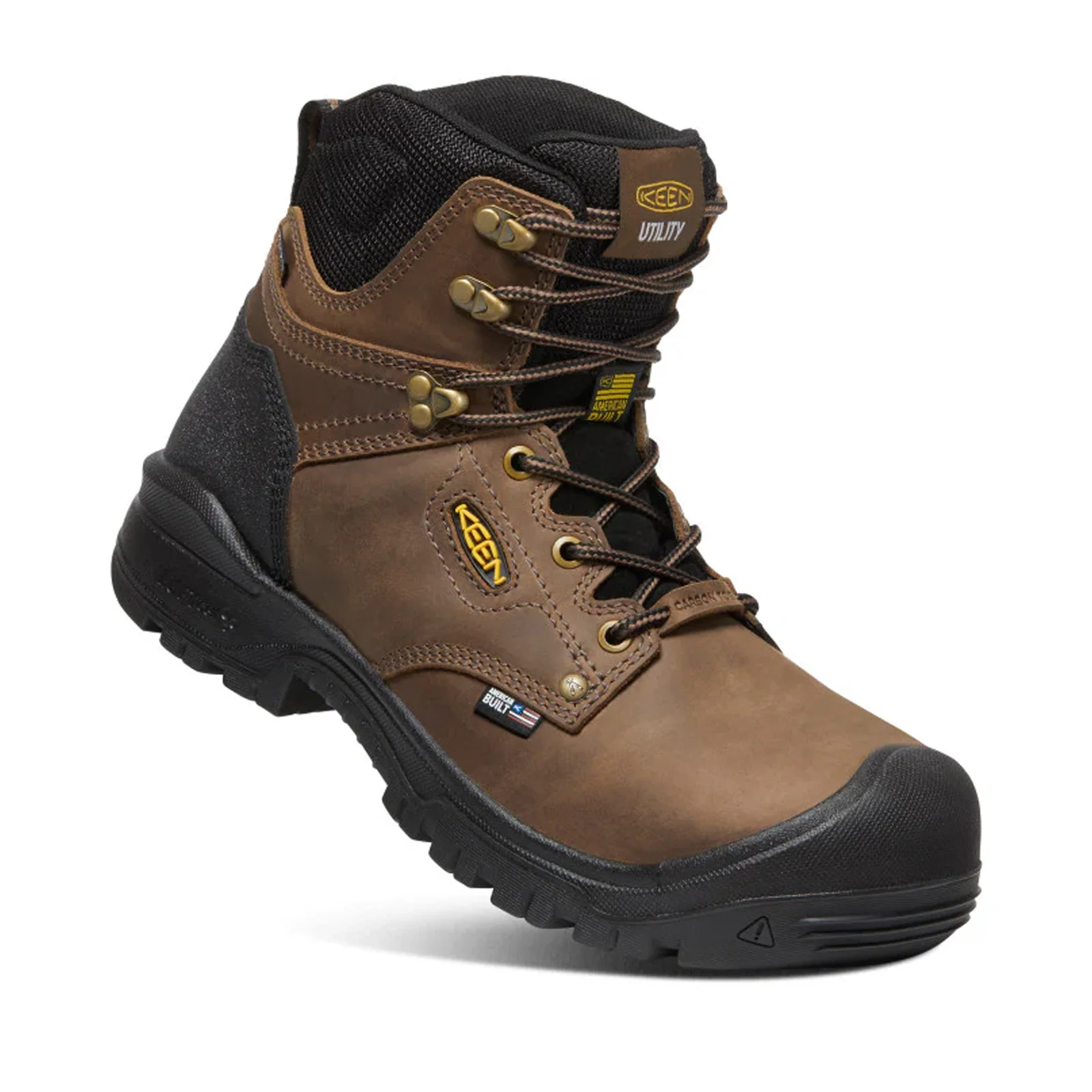 Keen Utility Independence 6" Waterproof Composite Toe Boot (Men) - Dark Earth/Black - Image 5