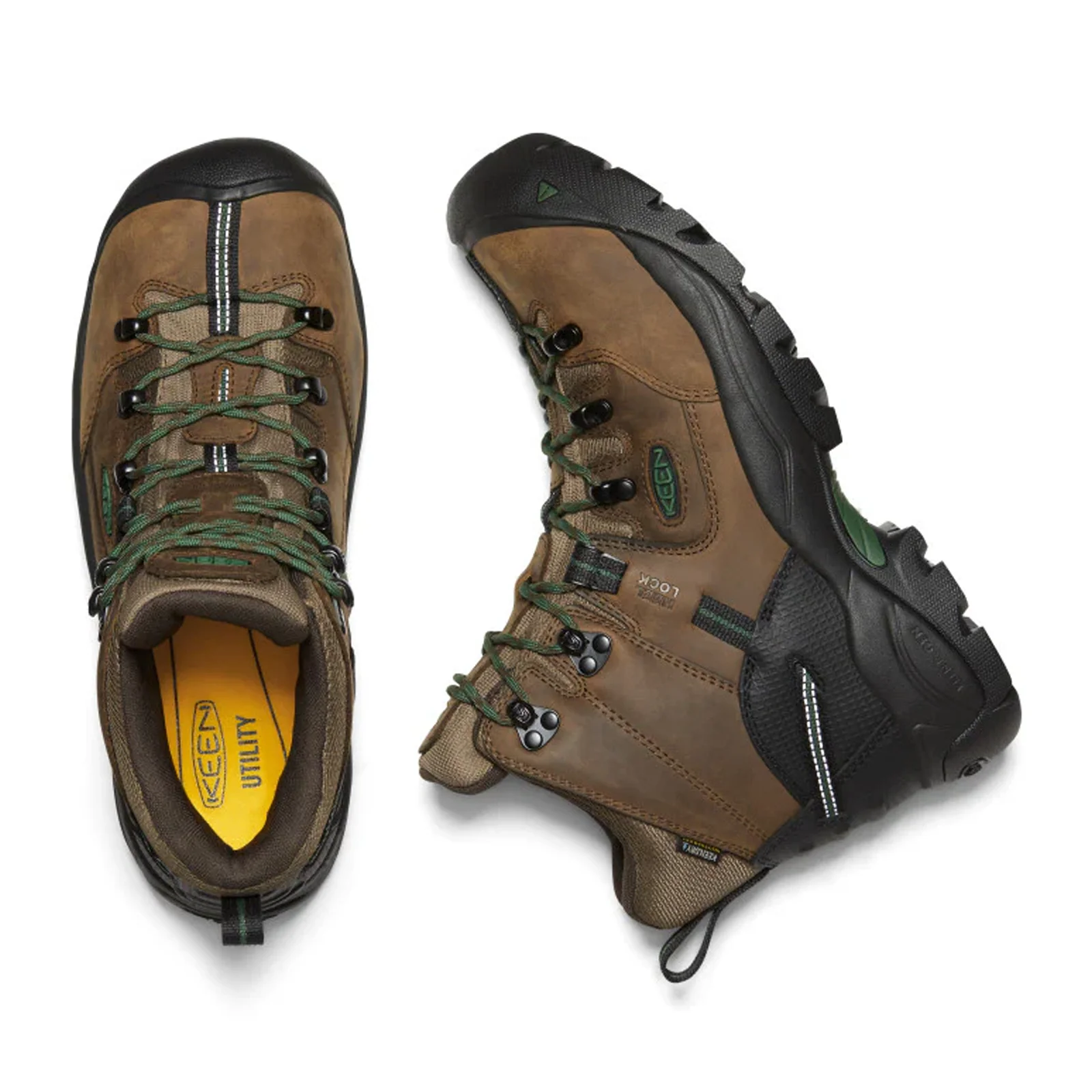 Keen Utility Pittsburgh Energy 6" Waterproof Composite Toe Work Boot (Men) - Cascade Brown/Greener Pastures - Image 4