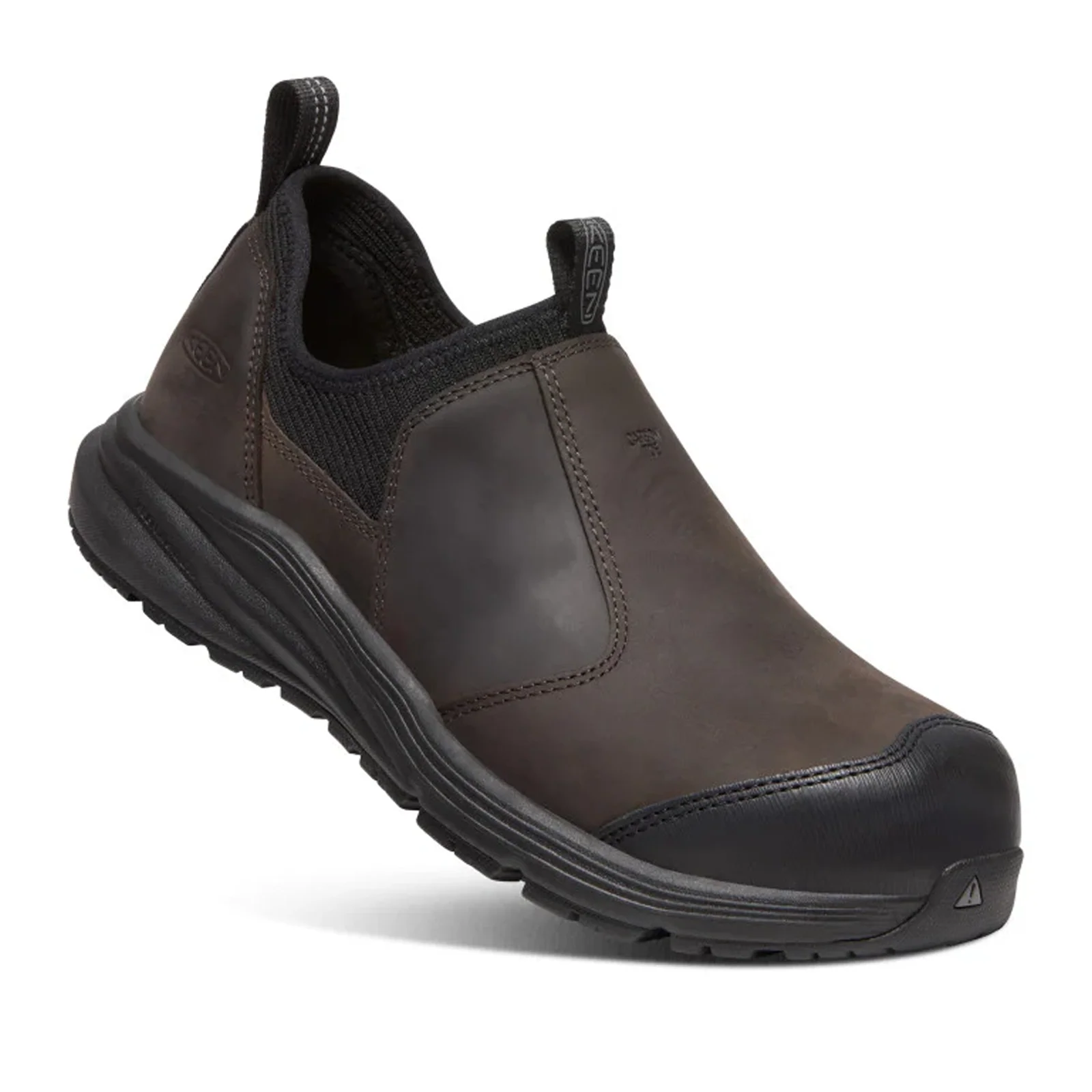 Keen Utility Vista Energy+ Shift ESD Carbon Fiber Toe Slip On Work Shoe (Men) - Coffee Bean/Black - Image 4