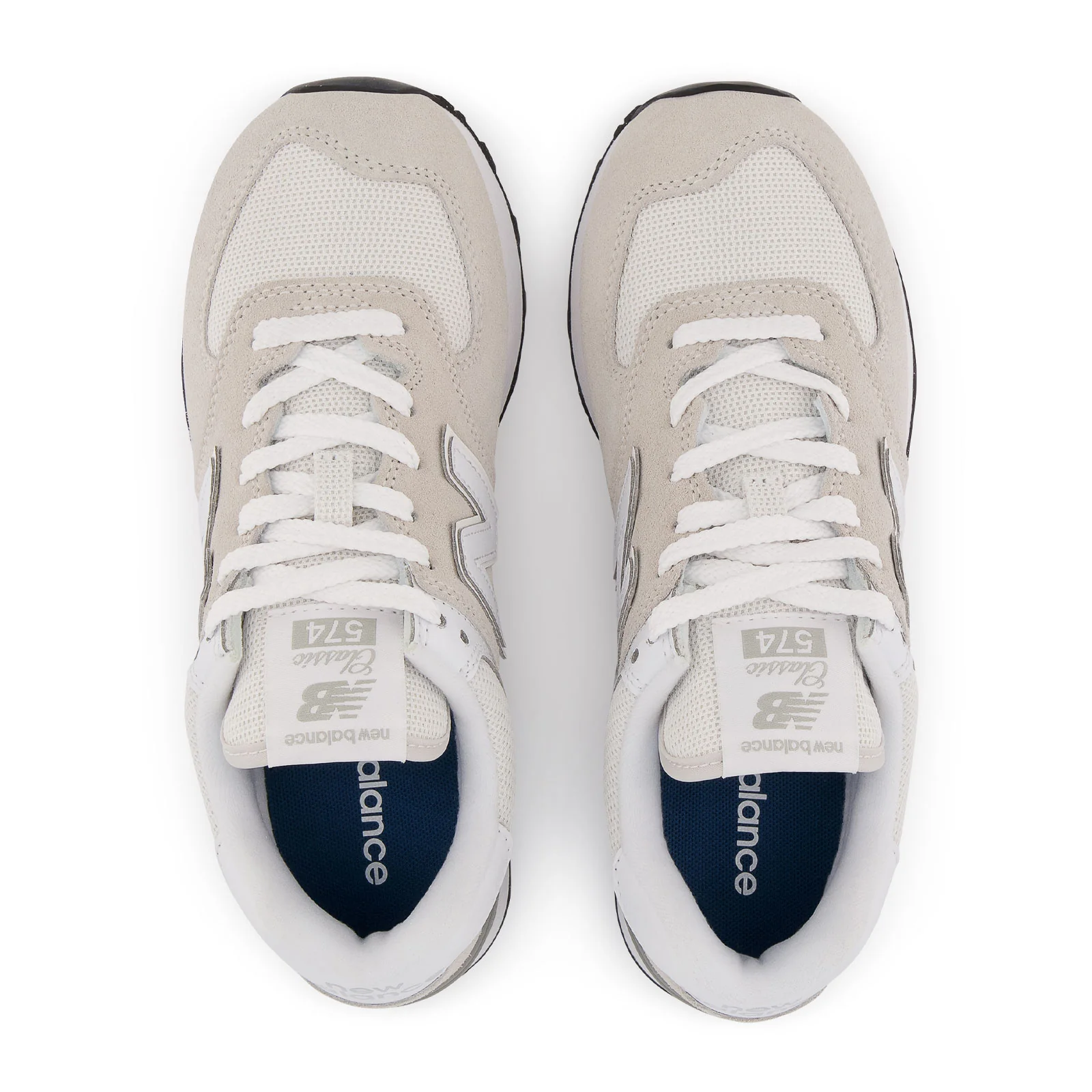 New Balance 574 Sneaker (Women) - Nimbus Cloud/White - Image 3