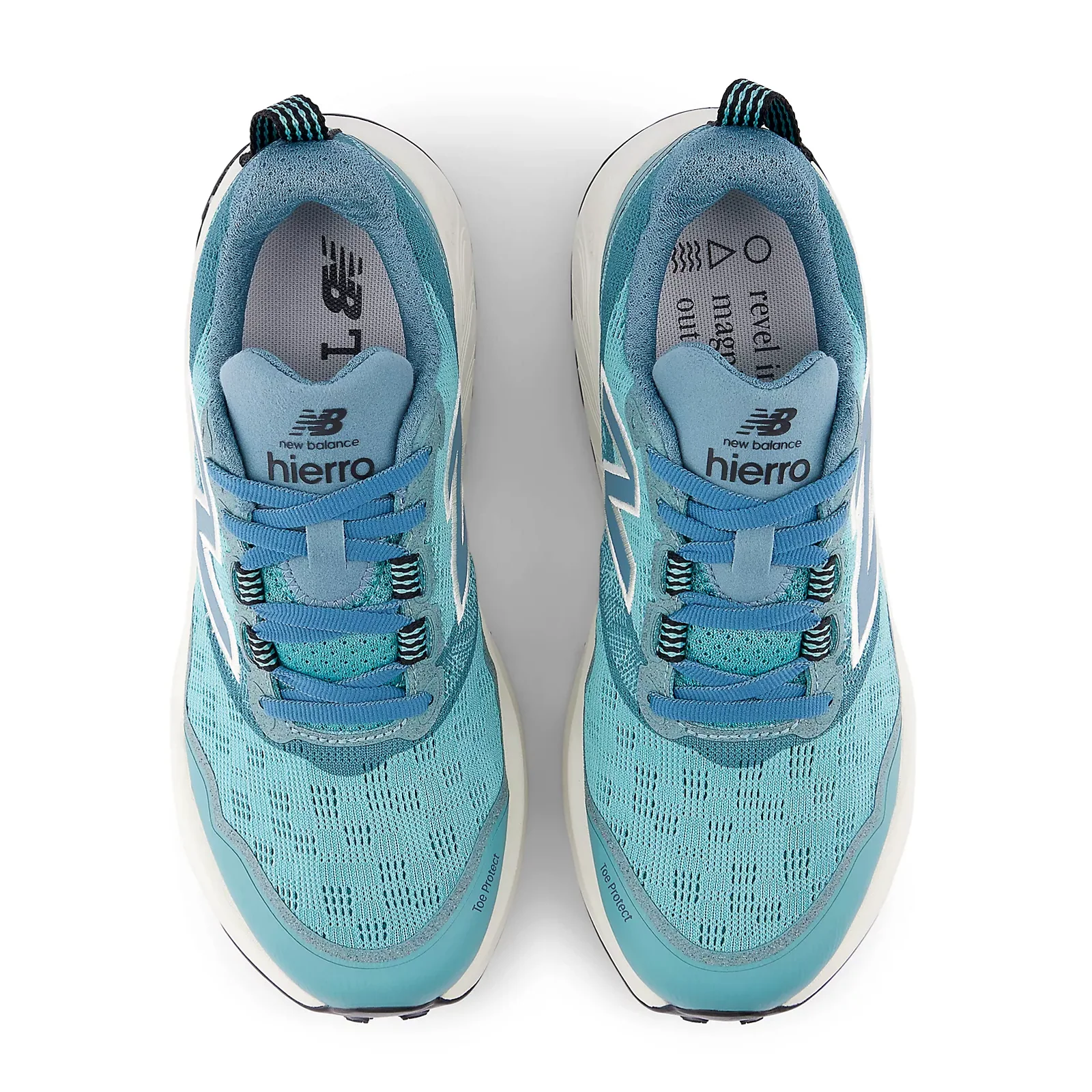 New Balance Fresh Foam X Hierro v9 Running Shoe (Women) - Faded Teal/Linen - Image 5