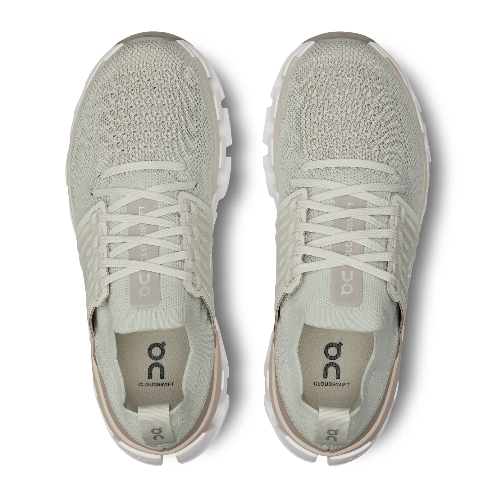 On Running Cloudswift 3 Running Shoe (Women) - Pearl/Fog - Image 3