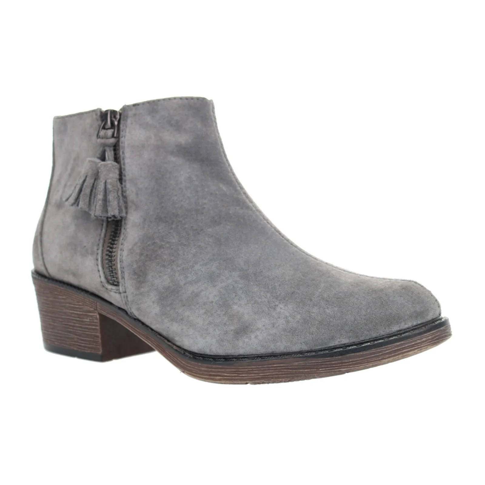 Propet Rebel Ankle Boot (Women) - Grey Suede - Image 3