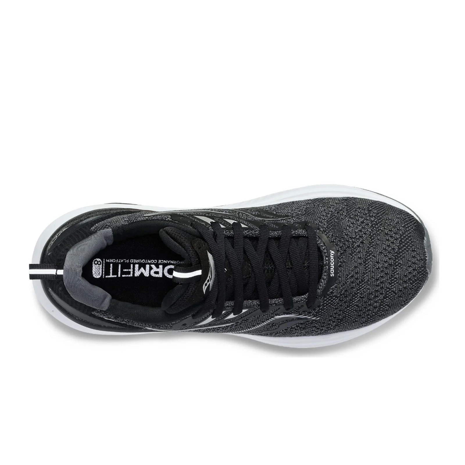 Saucony Echelon 9 Extra Wide Running Shoe (Women) - Black/White - Image 3