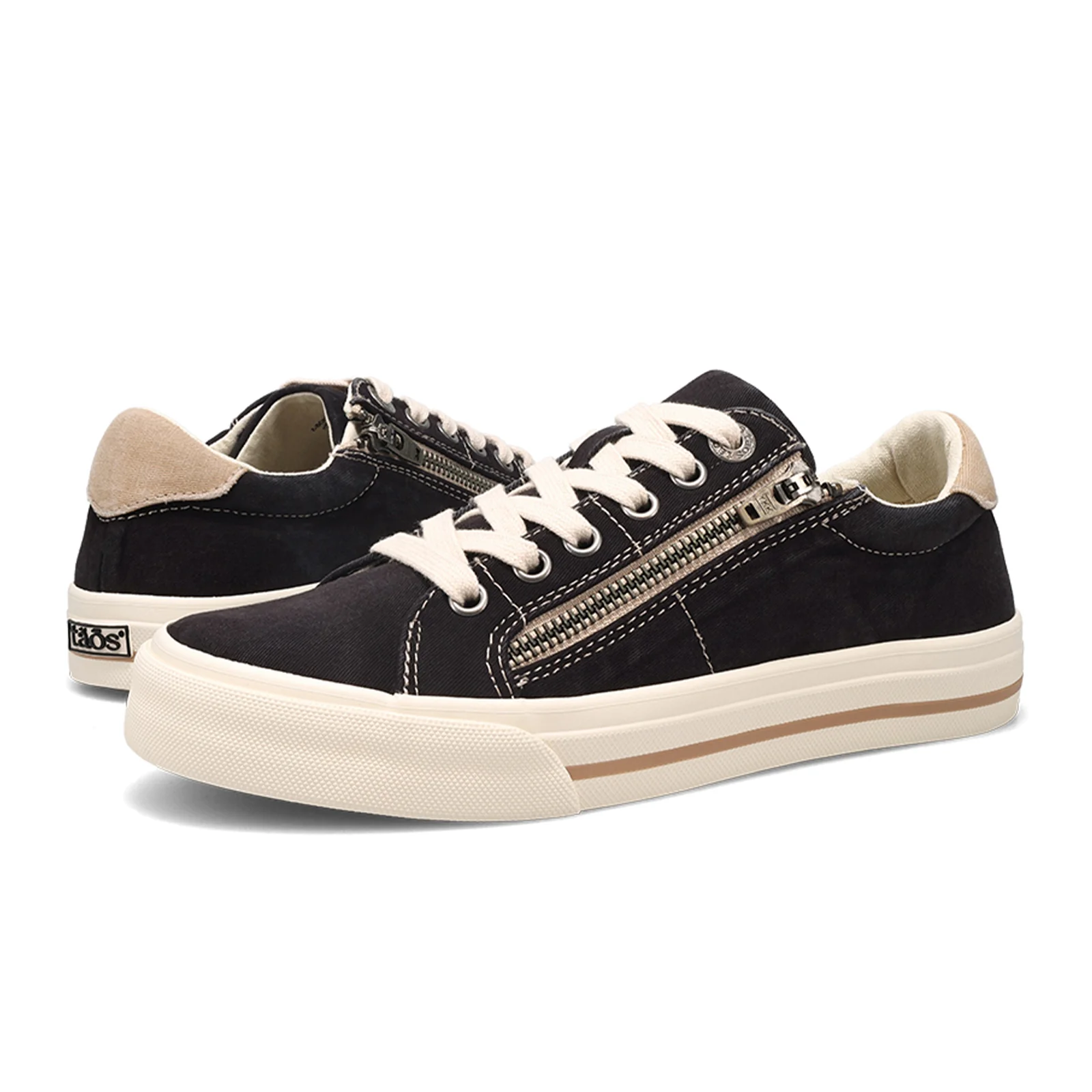 Taos Z Soul Sneaker (Women) - Black/Tan Distressed - Image 4